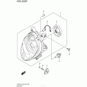 Схема вузла: Фара для Suzuki SFV650 Gladius
