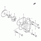 Схема вузла: Водяний насос Suzuki RM-Z450