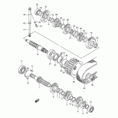 Схема вузла: Трансмісія для Suzuki LS650 Savage