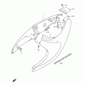 Схема вузла: Бічні панелі (Model v) для Suzuki TL1000