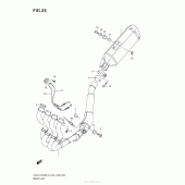 Схема вузла: Вихлопна система (Gsx-R1000L3 E03) для Suzuki GSX-R1000