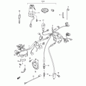 Схема вузла: Електропроводка (Model k3) для Suzuki GS500