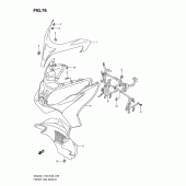 Схема узла: Передний обтекатель (An400l1 e3) для Suzuki AN400 Burgman (EU analogue of SkyWave)