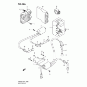 Схема вузла: Електроустаткування (Model k7) для Suzuki SV650