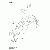 Схема узла: Заднее крыло для Suzuki GSX-R1000