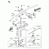 Схема вузла: Кермо & Тросики для Suzuki RM-Z250