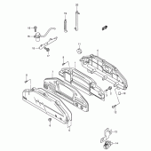 Схема вузла: Спідометр (An650ak5 imobi) для Suzuki AN650 Burgman (EU analogue of SkyWave)