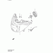 Схема узла: Фара для Suzuki UC125 Epicuro