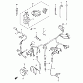 Схема вузла: Електропроводка (Gsf1200sk3/sk4/sk5/szk5) для Suzuki GSF1200 Bandit