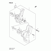 Схема узла: Водяной насос для Suzuki AN400 Burgman (EU analogue of SkyWave)