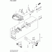 Схема узла: Задний фонарь (Стоп-сигнал) для Suzuki GSX-S750