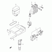 Схема вузла: Електроустаткування для Suzuki GSX-R600