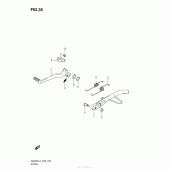 Схема вузла: Підставка для Suzuki GW250 Inazuma