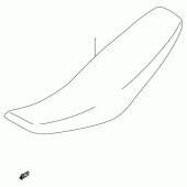 Схема вузла: Сидіння (Model k5/k6) для Suzuki RM125