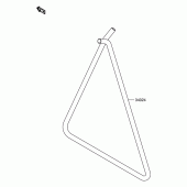 Схема вузла: Підставка для Suzuki RM100