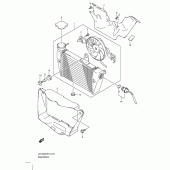 Схема узла: Радиатор для Suzuki UX150 Sixteen