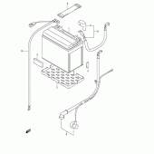 Схема вузла: Акумулятор для Suzuki DL650 V-Strom