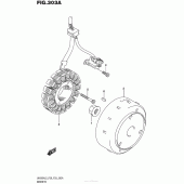 Схема вузла: Статор & Ротор для Suzuki UH200 Burgman