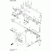 Схема узла: Копирный вал & Вилки & Вал переключения для Suzuki VZ1500 Boulevard M90