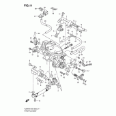 Схема вузла: Дросельна заслінка (Model k6/k7/k8) для Suzuki VL800 Boulevard C50T