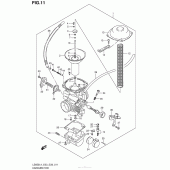 Схема вузла: Carburetor (Ls650L4 E03) для Suzuki LS650 Boulevard S40