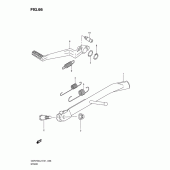 Схема узла: Подставка для Suzuki GSR750