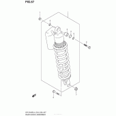 Схема вузла: Rear Shock Absorber (Dr-Z400Sl4 E33) для Suzuki DR-Z400 DR-Z400S
