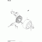 Схема узла: Статор & Ротор для Suzuki DR-Z400 DR-Z400S