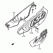 Схема вузла: Бічні панелі (Model n/p) для Suzuki DR650 DR650R