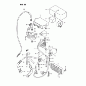 Схема вузла: Електроустаткування для Suzuki VS1400 Intruder 1400