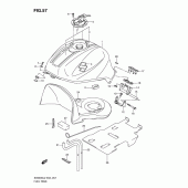 Схема вузла: Паливний бак (Sv650sl2 e24) для Suzuki SV650
