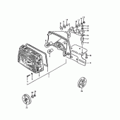 Схема вузла: Задній ліхтар (Стоп-сигнал) (E22, e26) для Suzuki GS1000