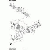 Схема вузла: Вторинна передача для Suzuki VL800 Boulevard C50T