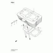 Схема вузла: Циліндр для Suzuki GS500