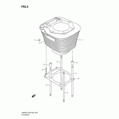 Схема узла: Цилиндр для Suzuki LS650 Boulevard S40