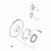 Схема вузла: Привід стартера Suzuki VL800 Intruder Volusia