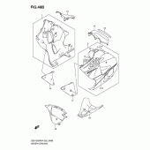 Схема узла: Нижний обтекатель (Model k6) для Suzuki GSX1300 Hayabusa