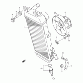 Схема вузла: Радіатор Suzuki UC150 Epicuro