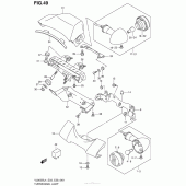 Схема вузла: Turnsignal Lamp (Vl800Bl4 E03) для Suzuki VL800 Boulevard C50 BOSS