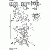 Схема узла: Картер двигателя для Suzuki GSX-S750