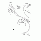 Схема вузла: Електроустаткування для Suzuki RM125