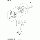 Схема узла: Задний фонарь (Стоп-сигнал) (Dr-Z400Sl3 E28) для Suzuki DR-Z400 DR-Z400S