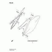 Схема вузла: Бічні панелі для Suzuki RM-Z250