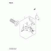 Схема вузла: Ліва ручка керма для Suzuki DR-Z400 DR-Z400SM