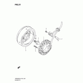 Схема узла: Статор & Ротор для Suzuki DR650 DR650SE