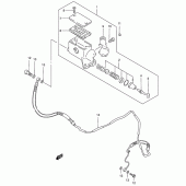 Схема вузла: Головний циліндр зчеплення для Suzuki VS800 Boulevard S50