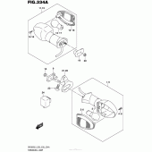 Схема узла: Поворотники для Suzuki DR200 DR200S