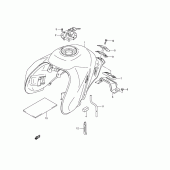 Схема вузла: Паливний бак для Suzuki DL650 V-Strom