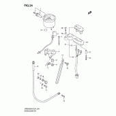 Схема вузла: Спідометр для Suzuki DR650 DR650SE