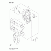Схема узла: Передний тормозной суппорт (Gsx-R1000Zl3 E03) для Suzuki GSX-R1000